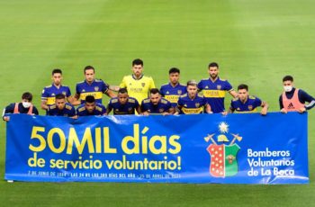 Homenaje en la cancha de Boca Juniors